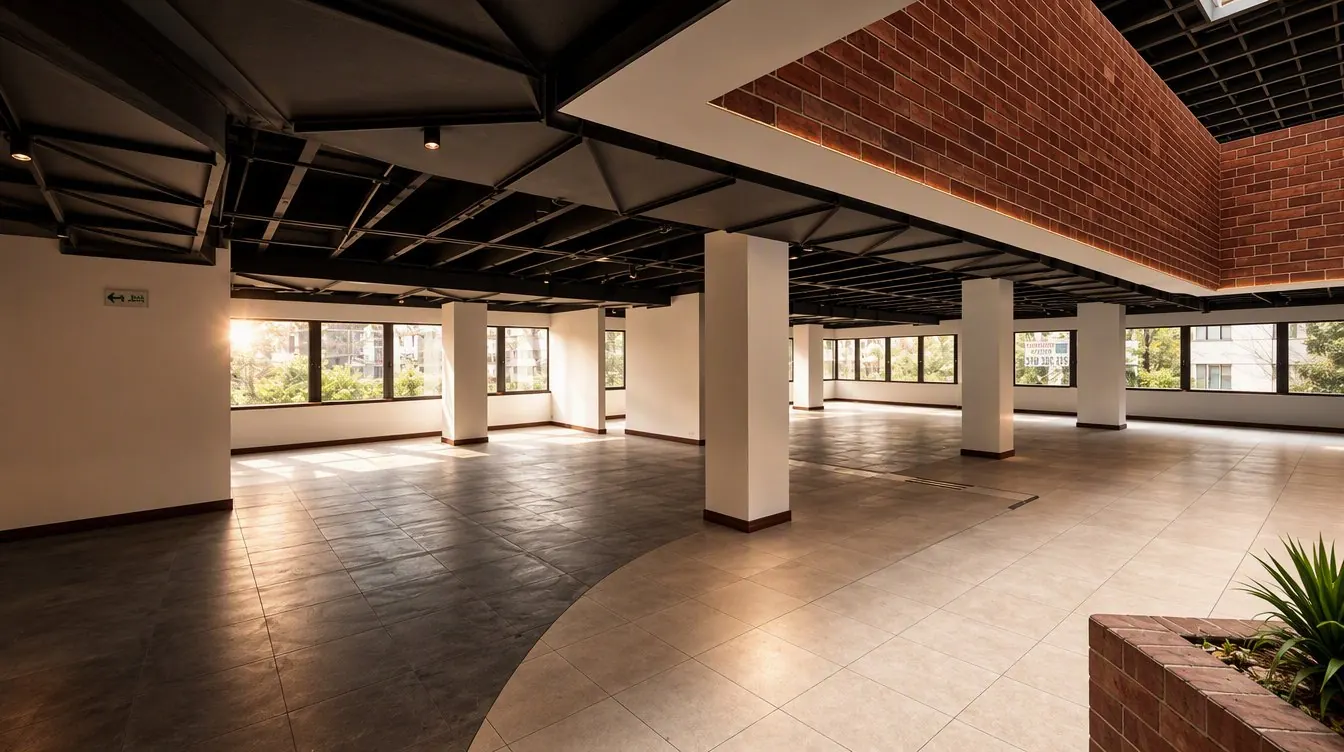 Planta con doble ambiente — estado actual