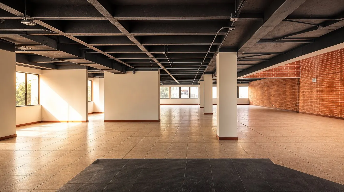 Sala de estar central — estado actual